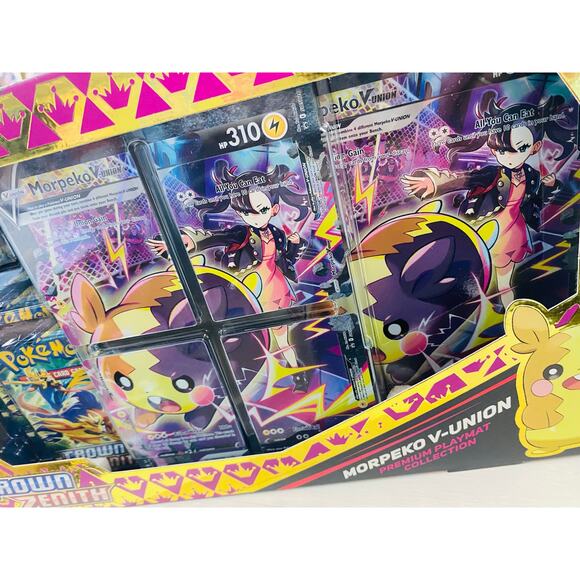 Pokemon TCG: Crown Zenith Morpeko V-Union Premium Playmat Collection - Picture 2 of 4
